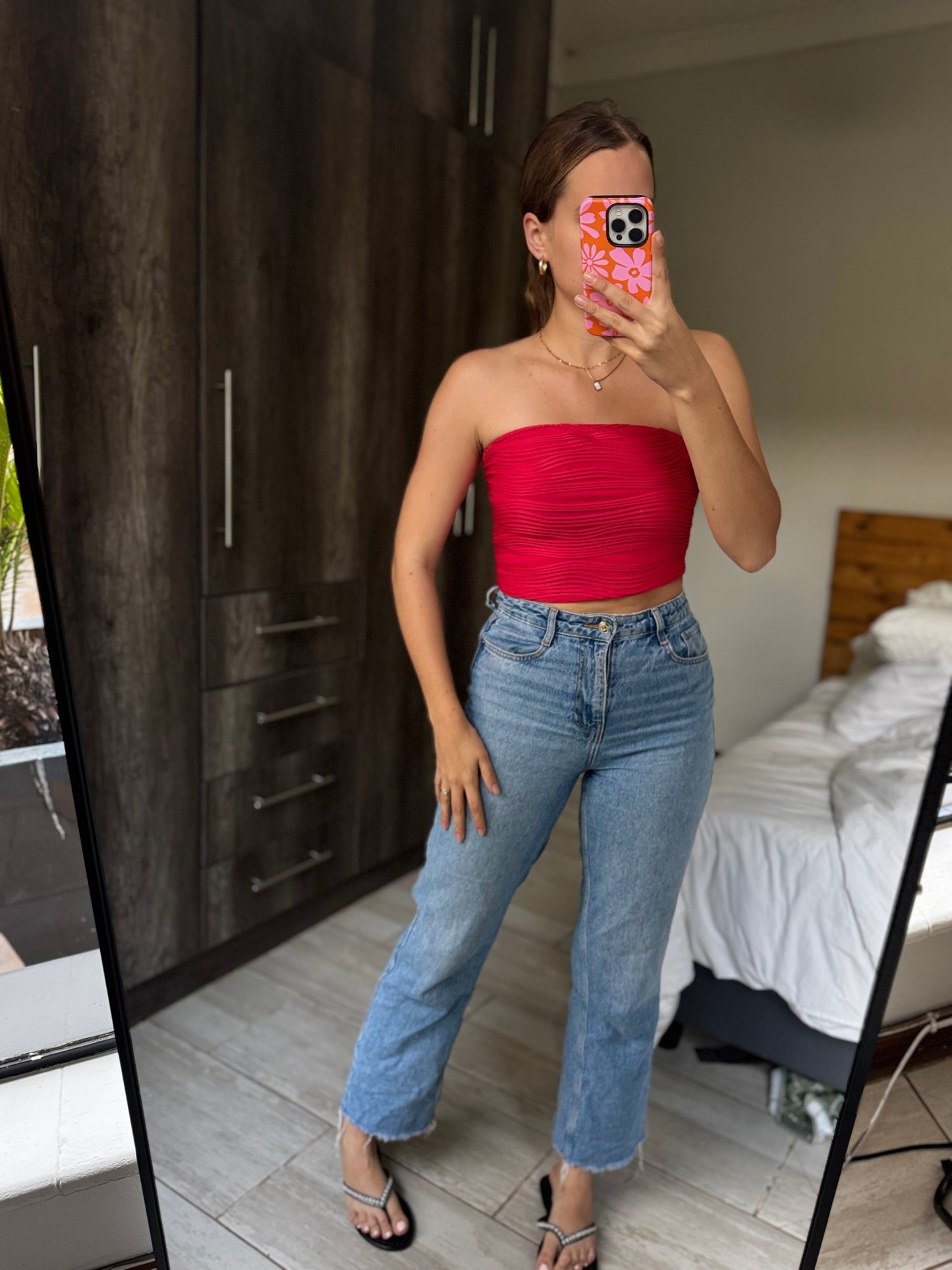 Red tube top (P)