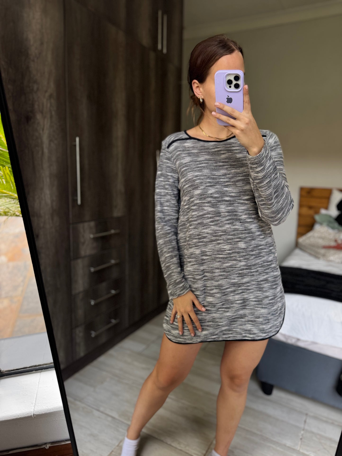 David Jones grey knitted dress (QQ)