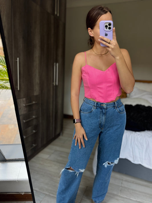 ZARA pink top (N)