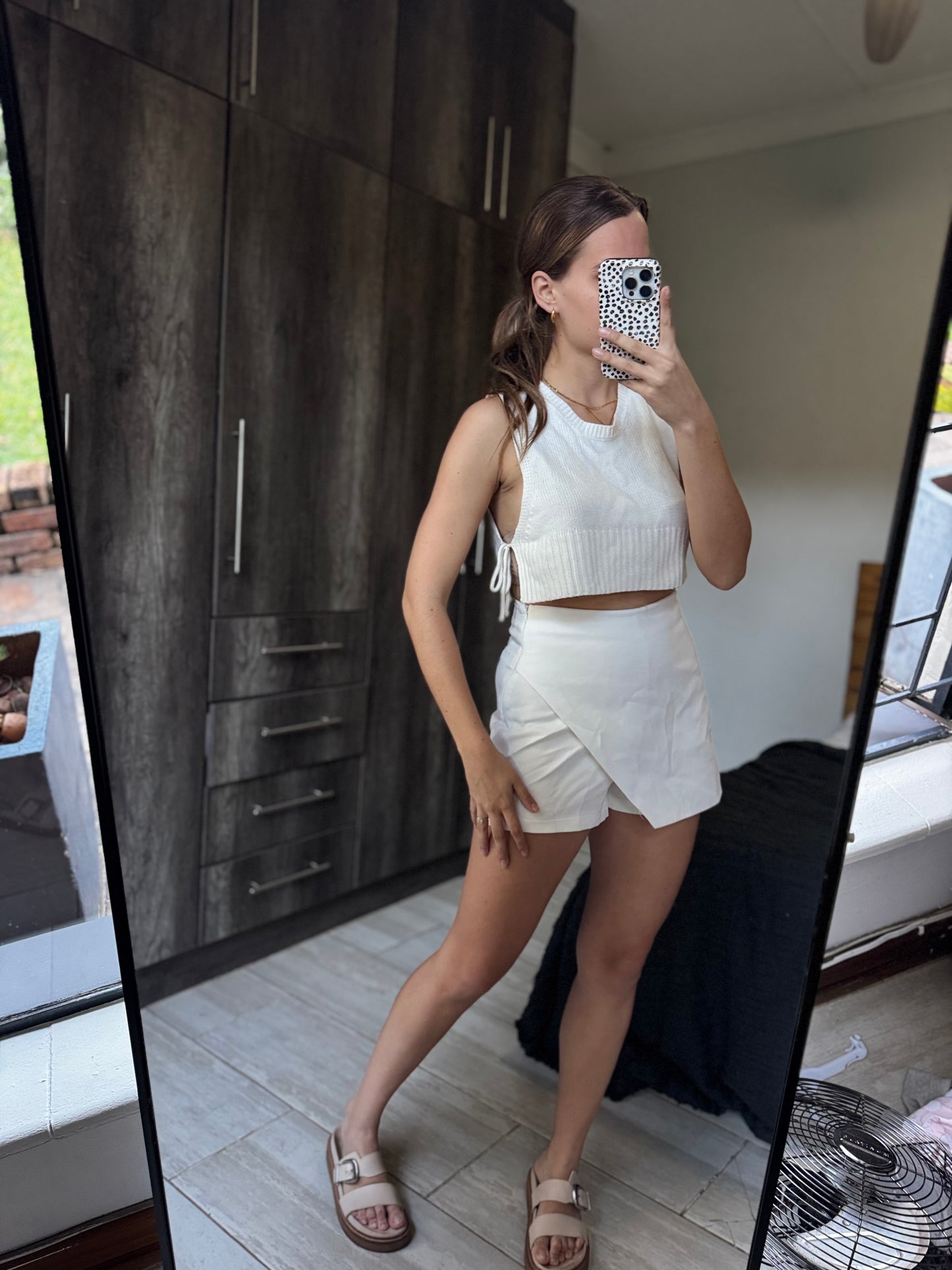 Cream knit top (HH)