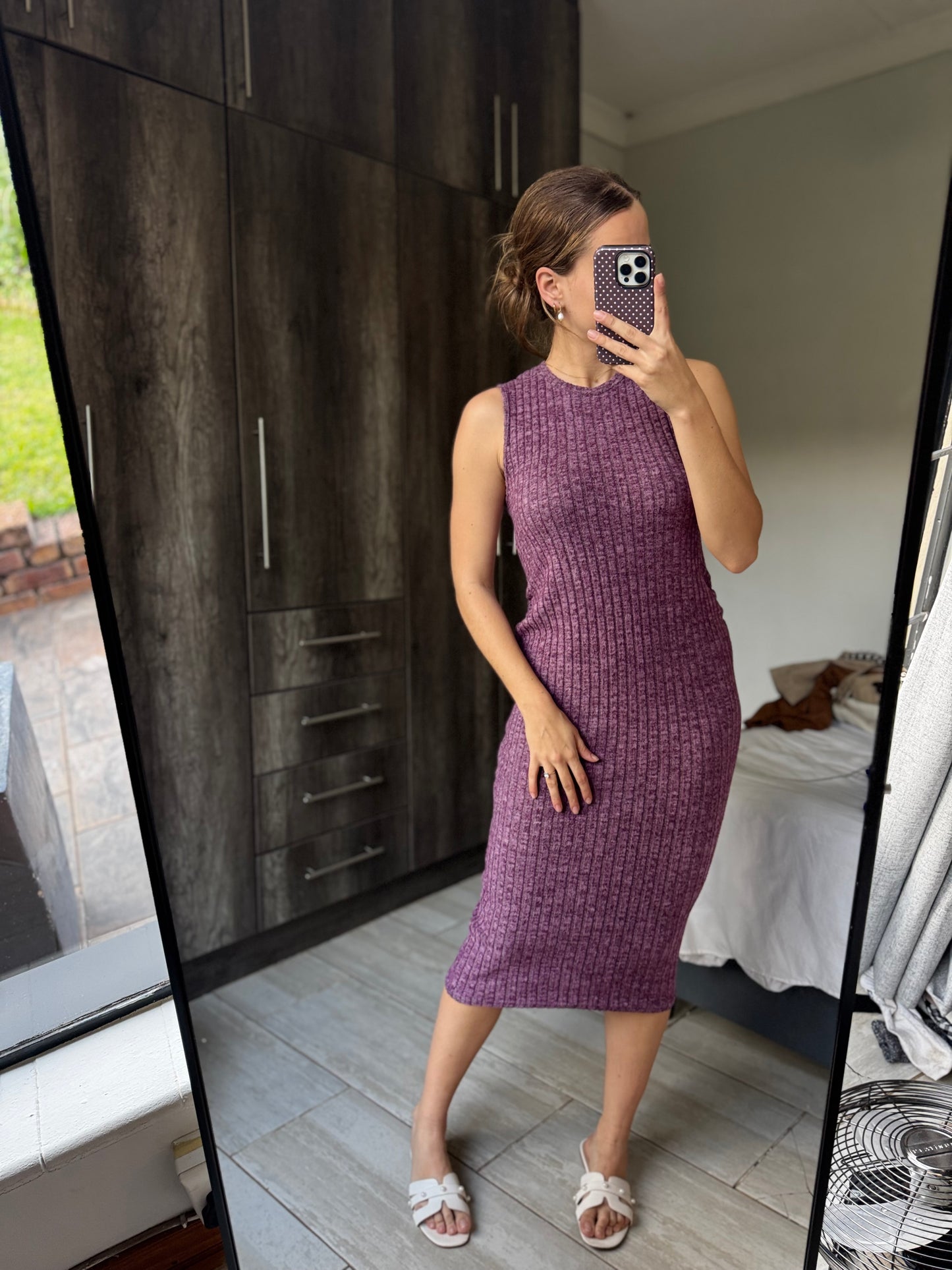 Purple knit dress (PP)