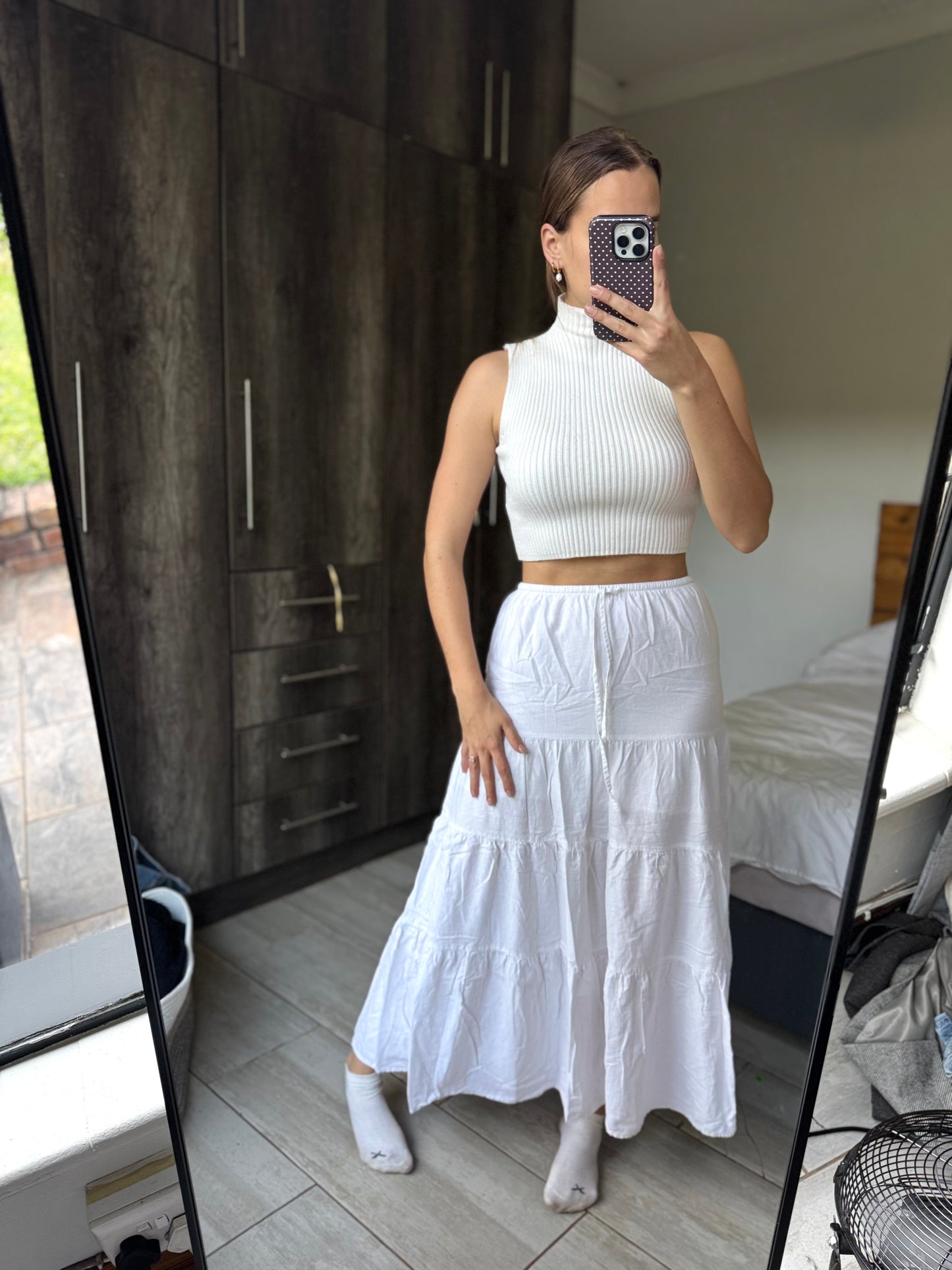 Cotton on white skirt (HH)