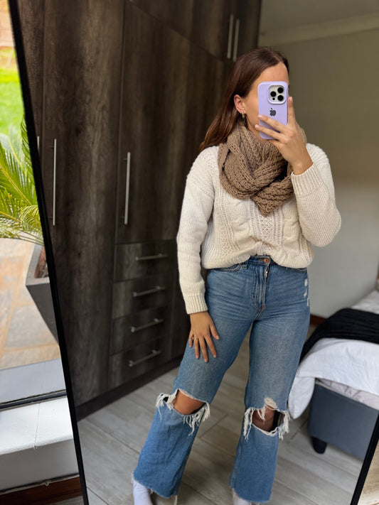 Knitted scarf (O)