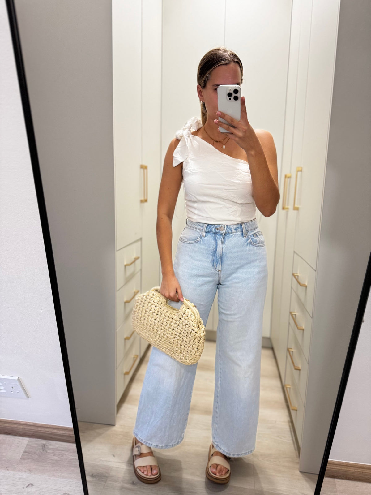 Cotton on wide legged jeans (X2)