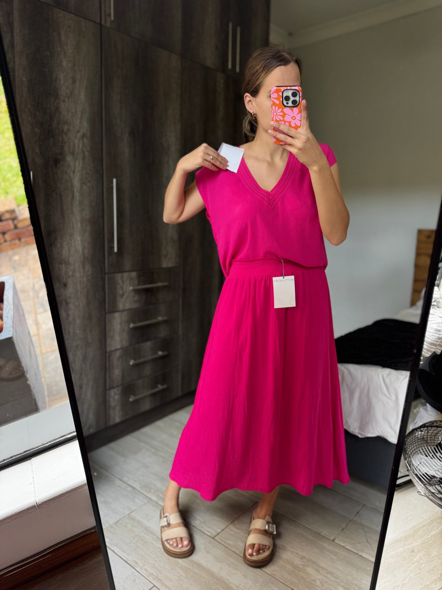 Brand New WITCHERY pink matching set (BB)