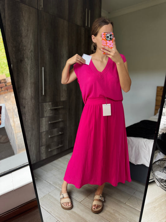 Brand New WITCHERY pink matching set (BB)