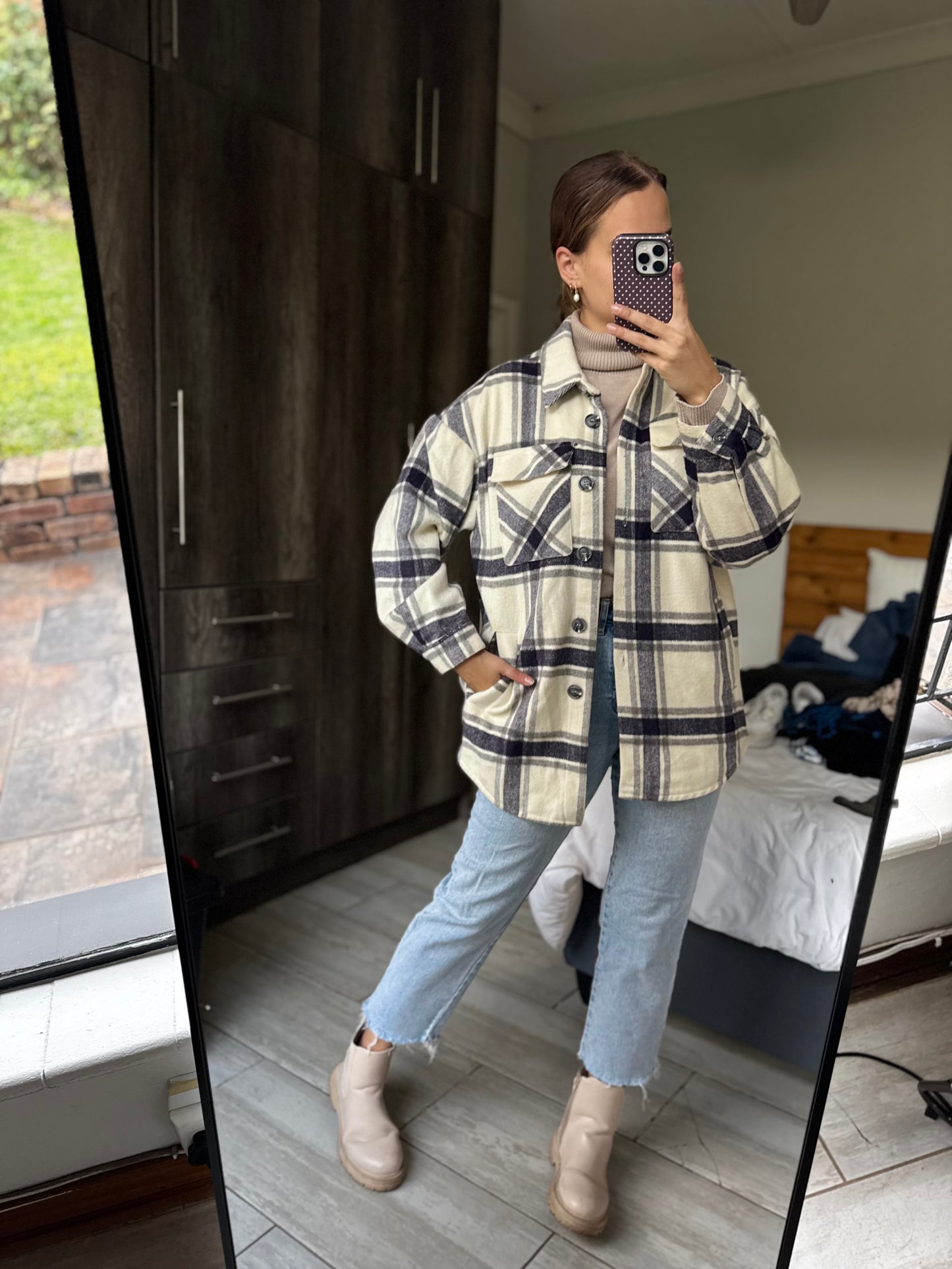 Stunning checkered jacket (C)