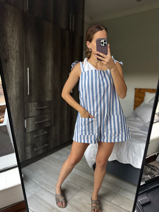 Blue striped jumpsuit (AA)