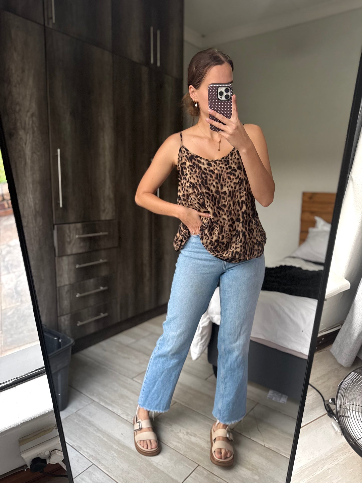 Leopard print top (W)