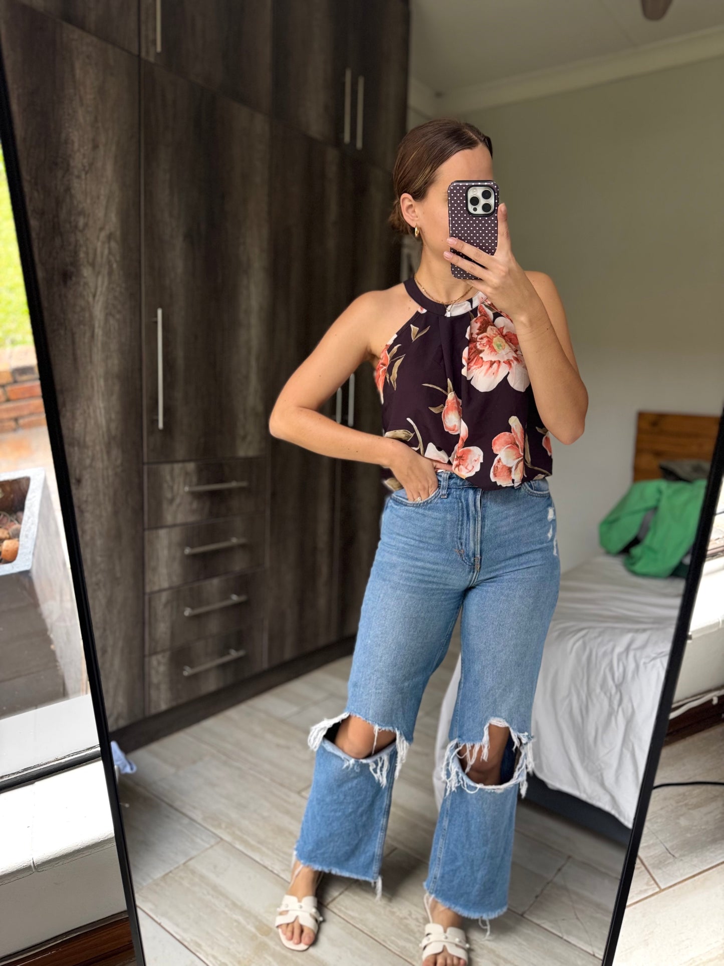 Floral top (L)
