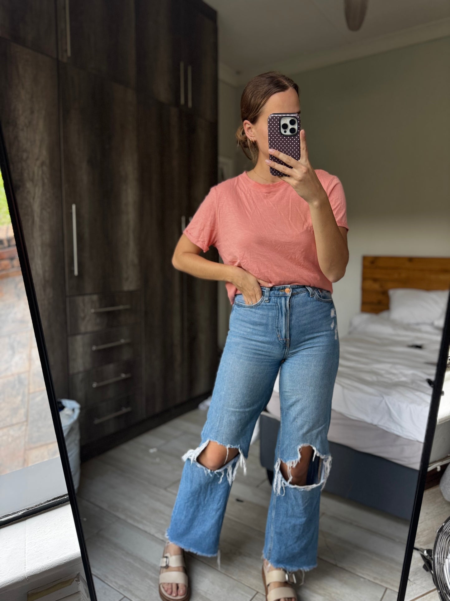 Old Khaki top (X1)