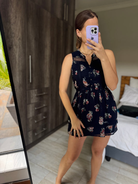 Blue floral dress (RR)