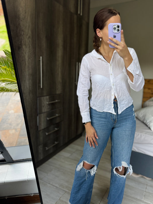 H&M white button down (FF)