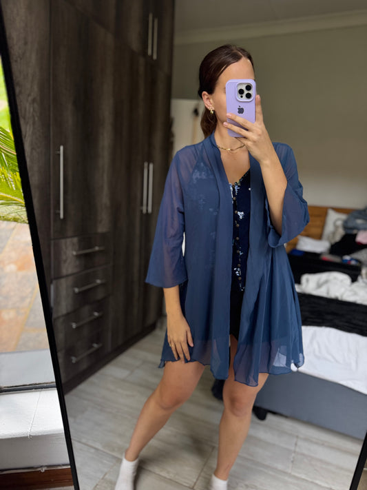 Blue sheer jacket (X6)