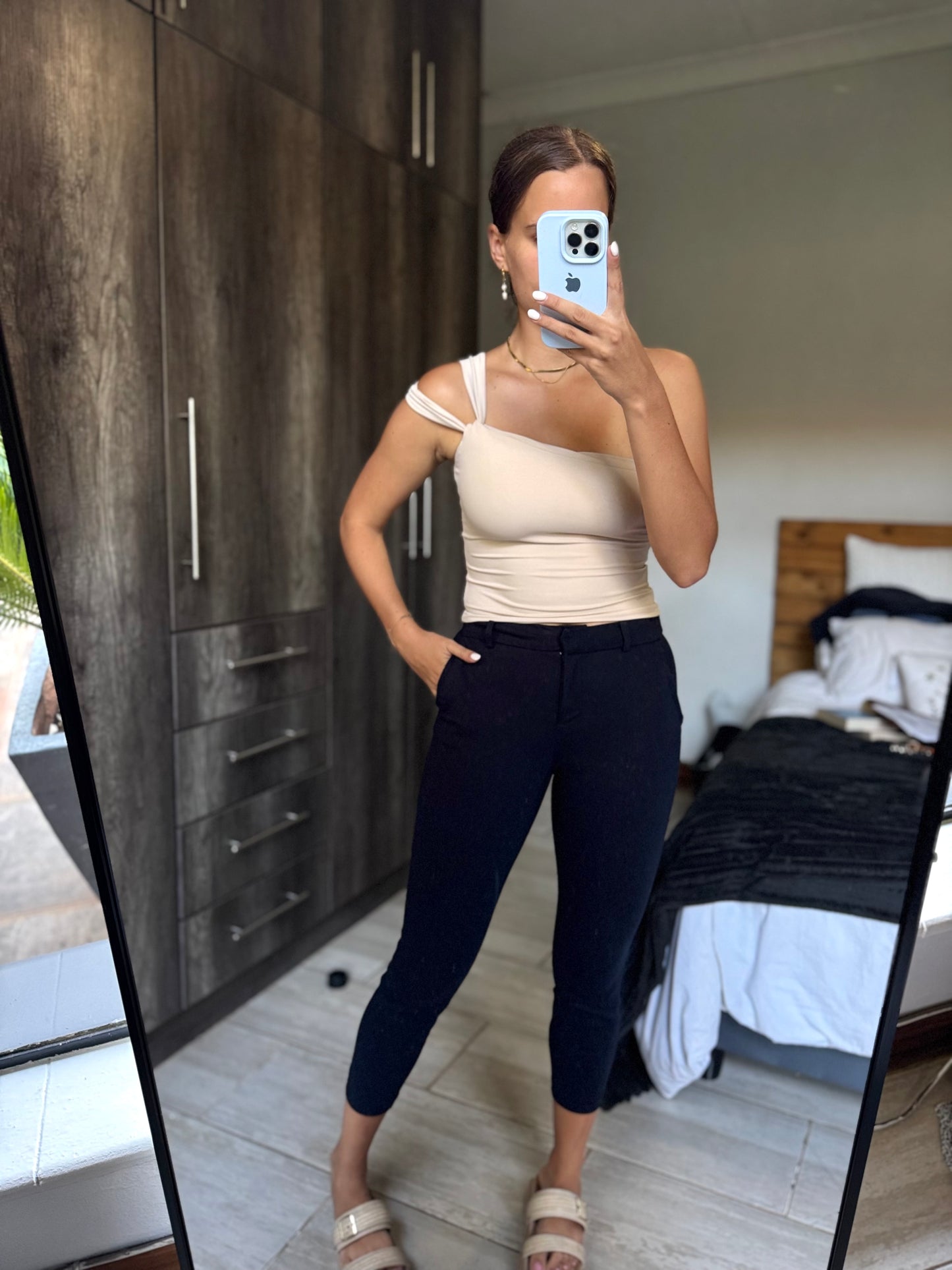 Forever New navy pants (T)