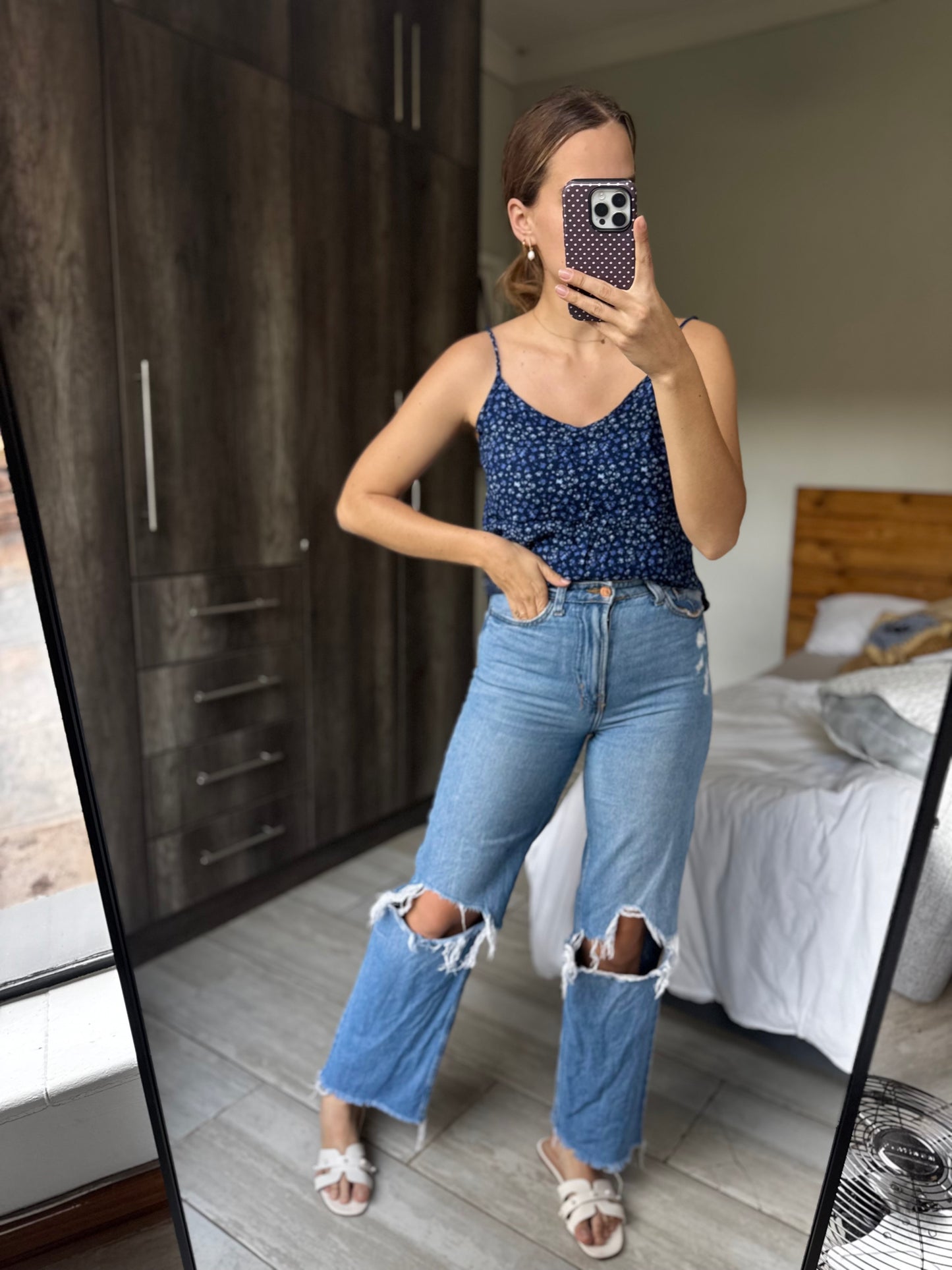 Blue pretty top (K)