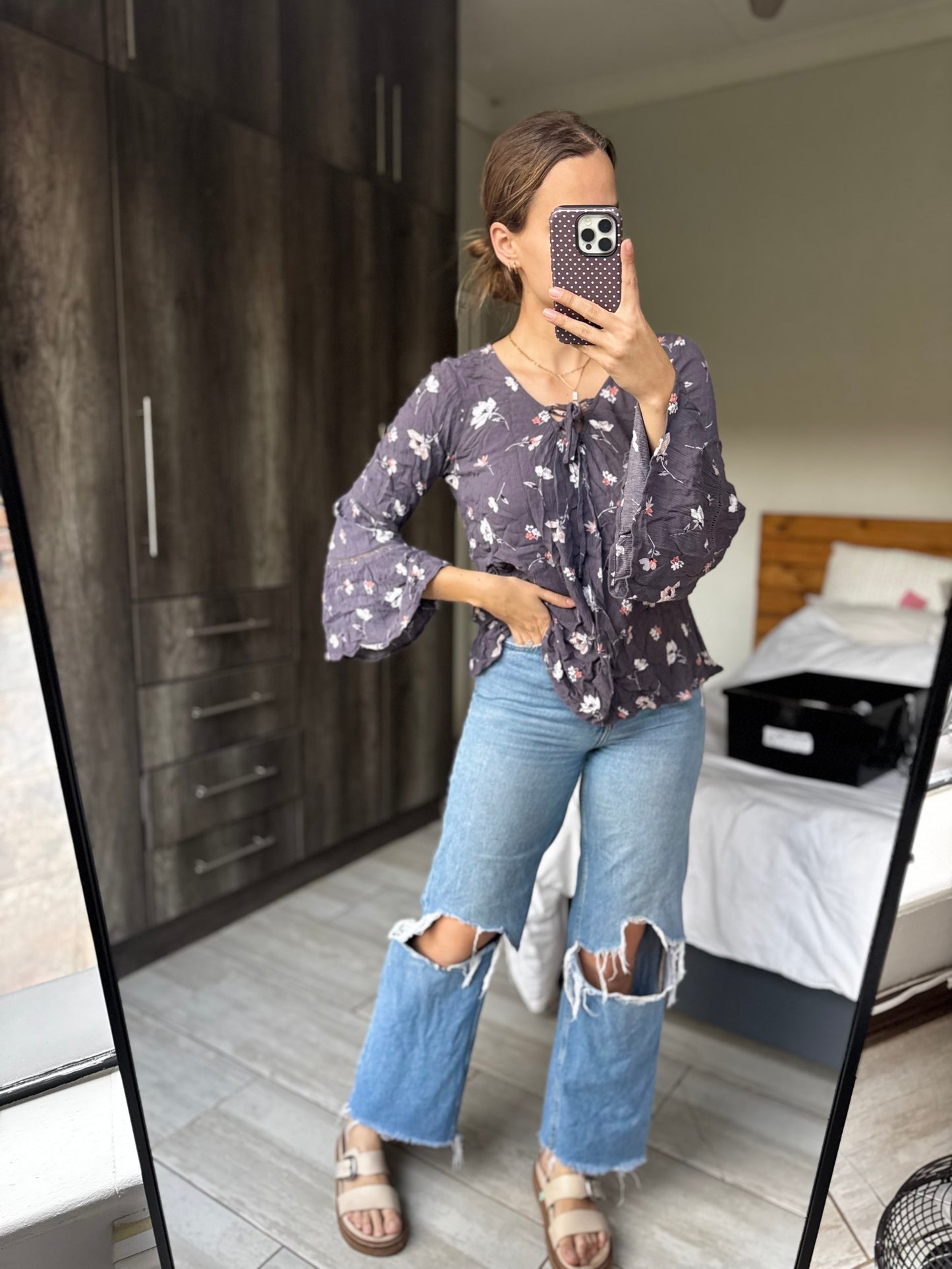 Floral top (A)