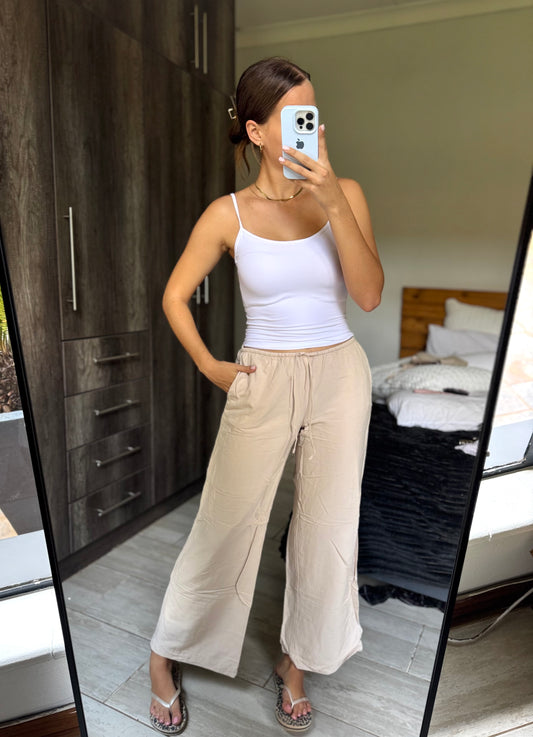 H&M cream pants (HH)