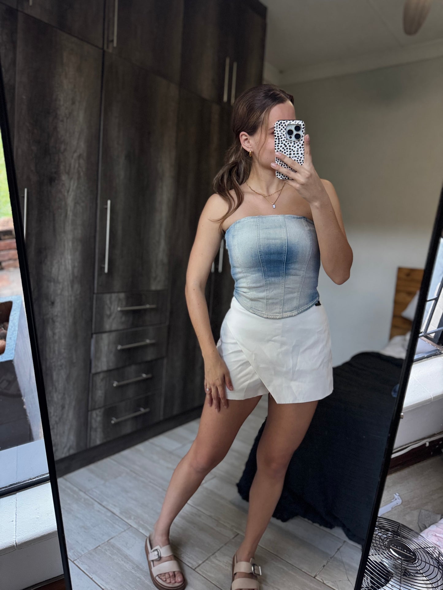 ZARA denim top (HH)