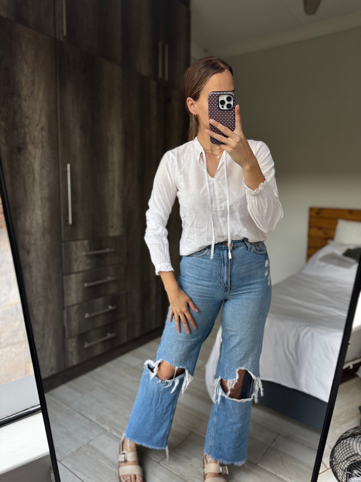 Woolworths stunning white top (X2)
