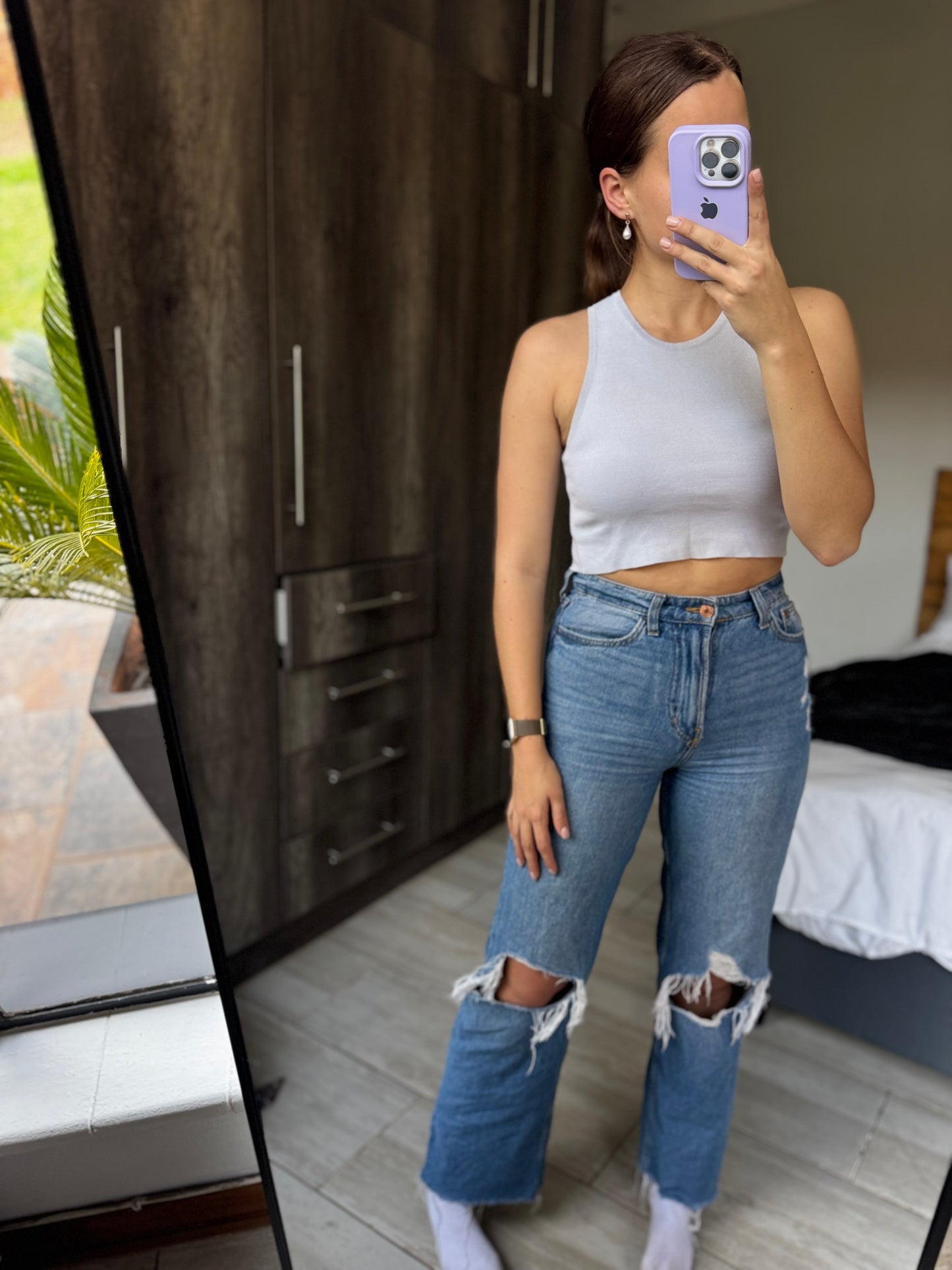 ZARA blue top (N)