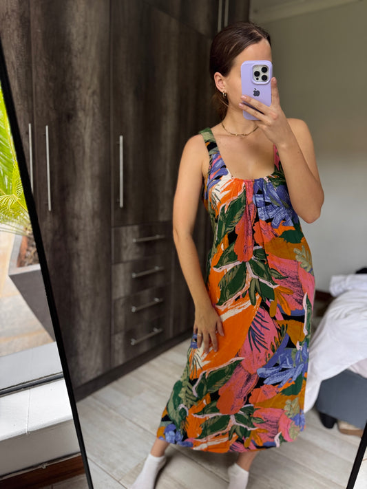 Floral maxi dress (NN)