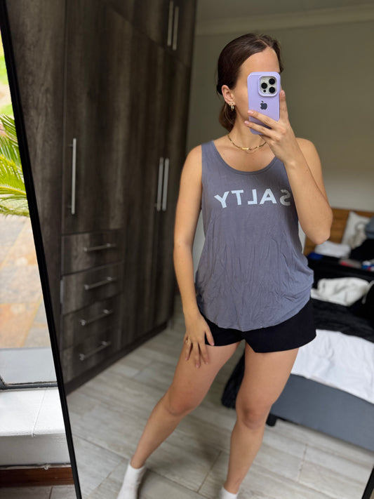 Cotton on blue top (VV)