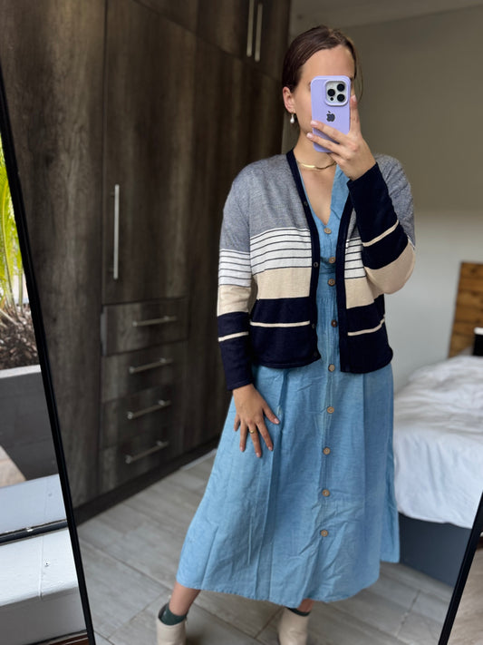 Striped cardigen (BB)