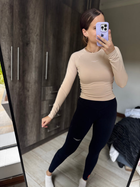BURNT cream long sleeve