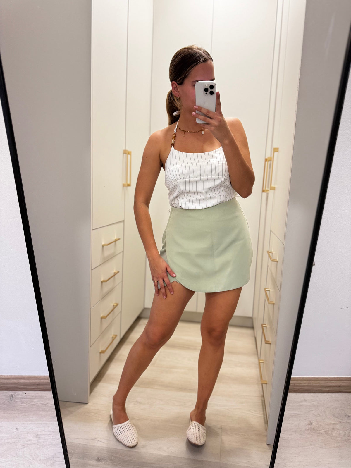 Green skort (X9)