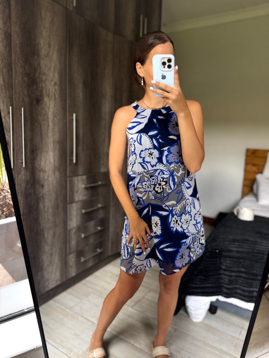 Blue floral dress (DD)