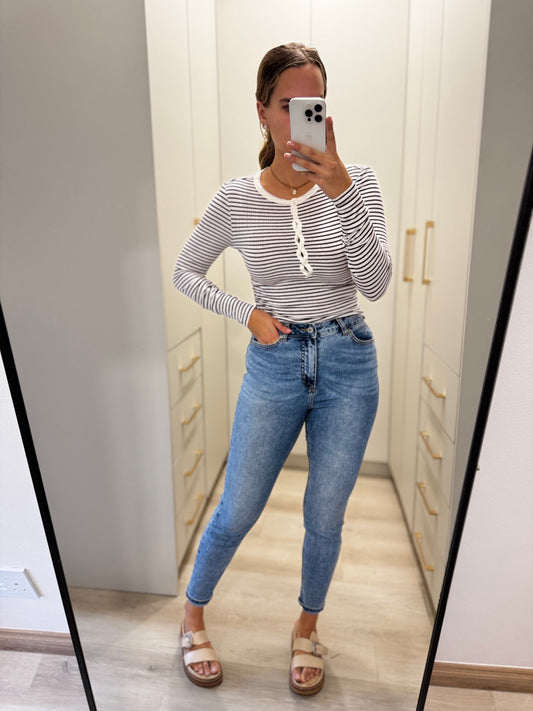 H&M ribbed top (K)