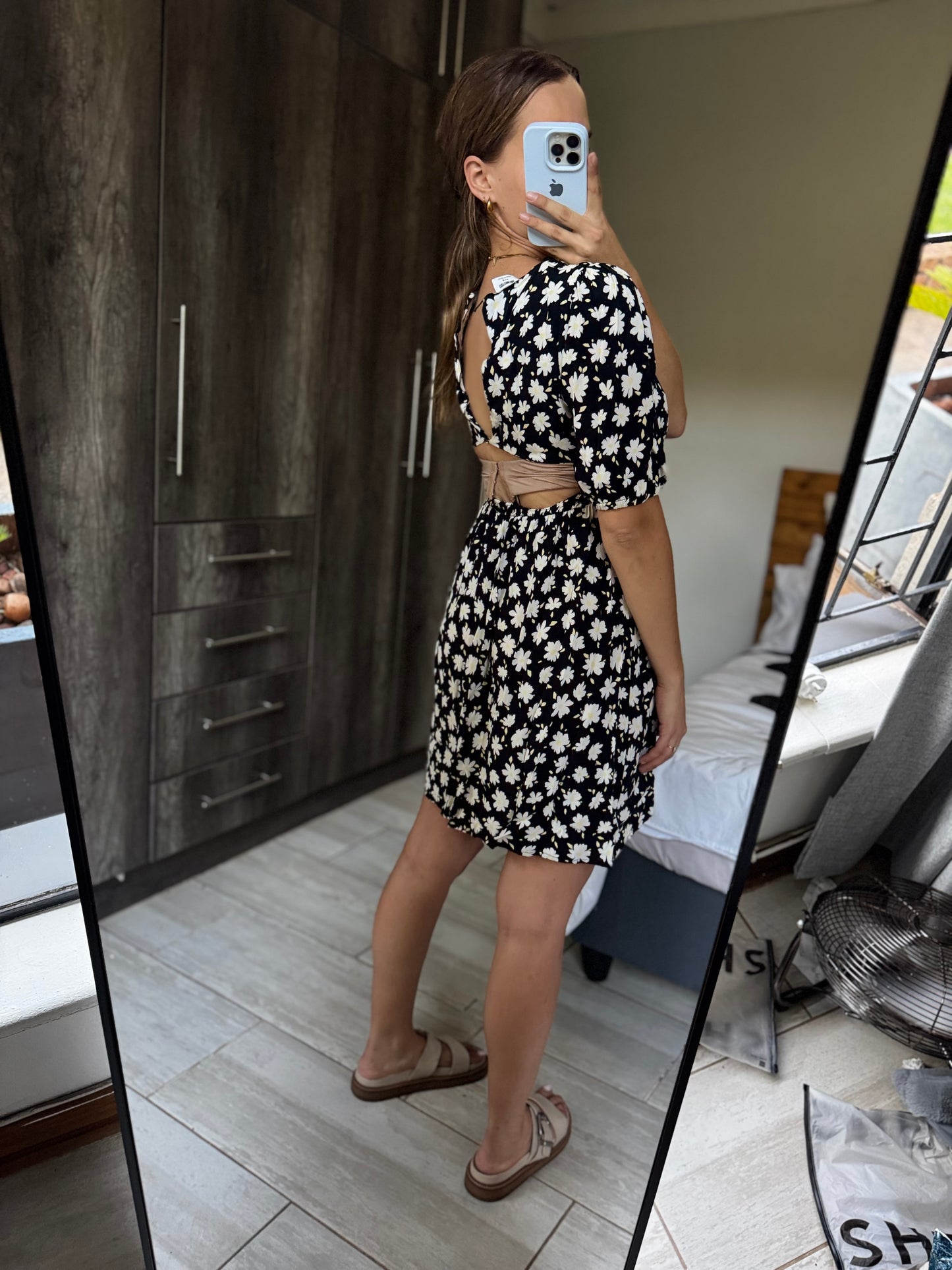Cotton on floral dress (X2)