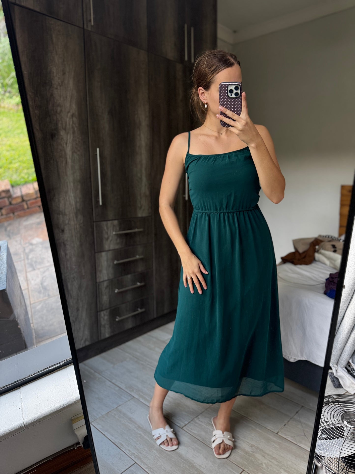 Green midi dress (PP)