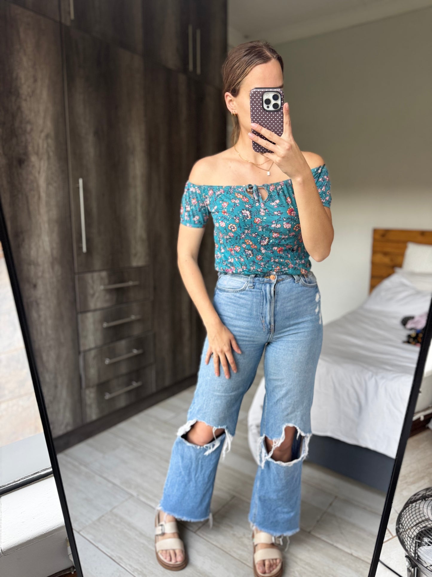 Hey betty floral top (F)