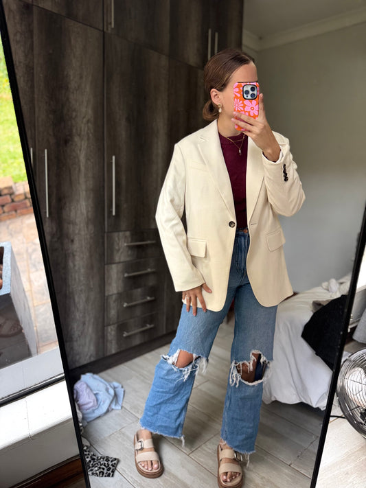 Brand New H&M cream blazer (HH)