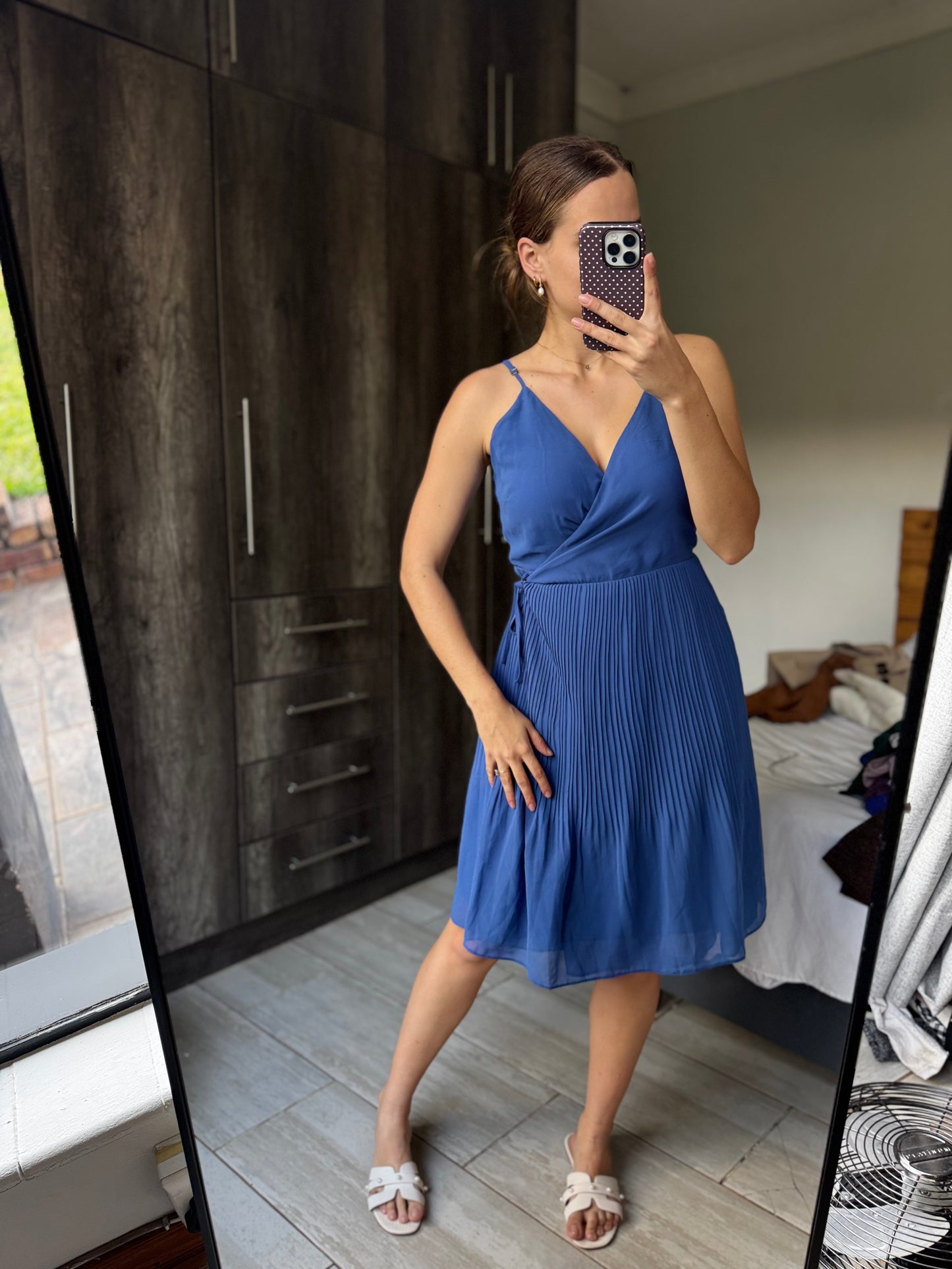 Blue wrap dress (PP)