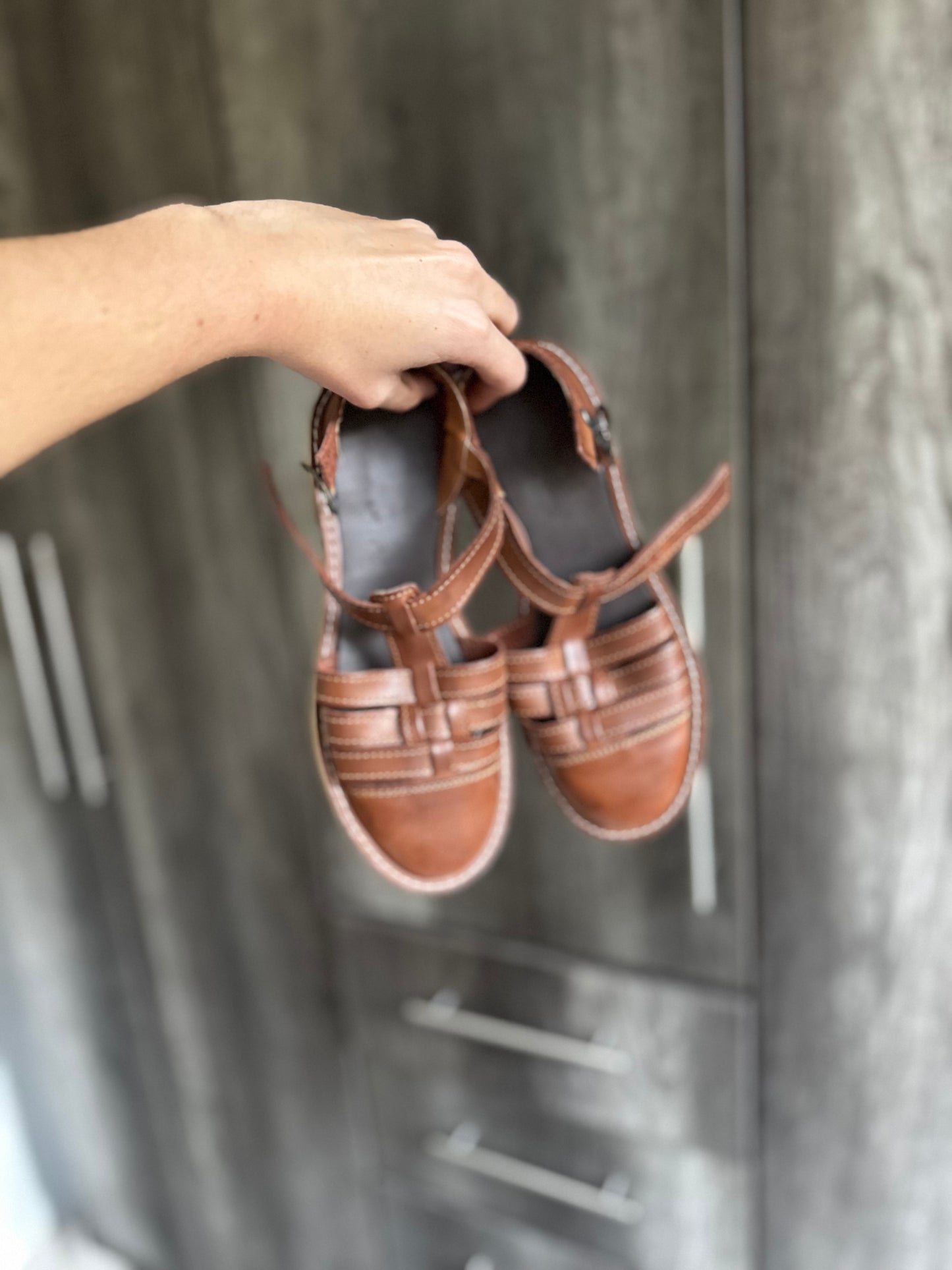 Geniune leather made in SA vellies (X9)