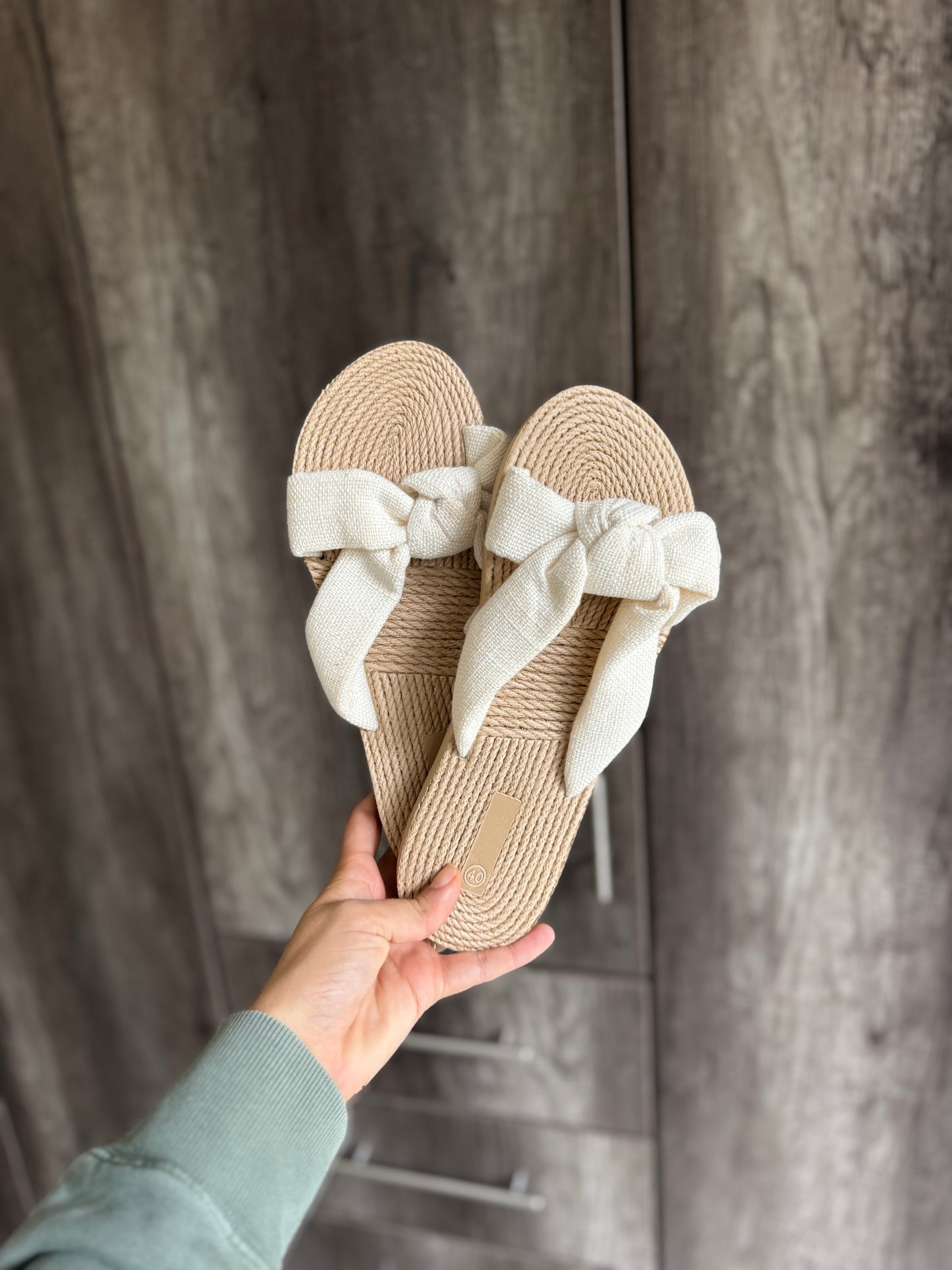 Brand New cream sandals