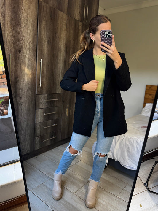 H&M black coat (SS)