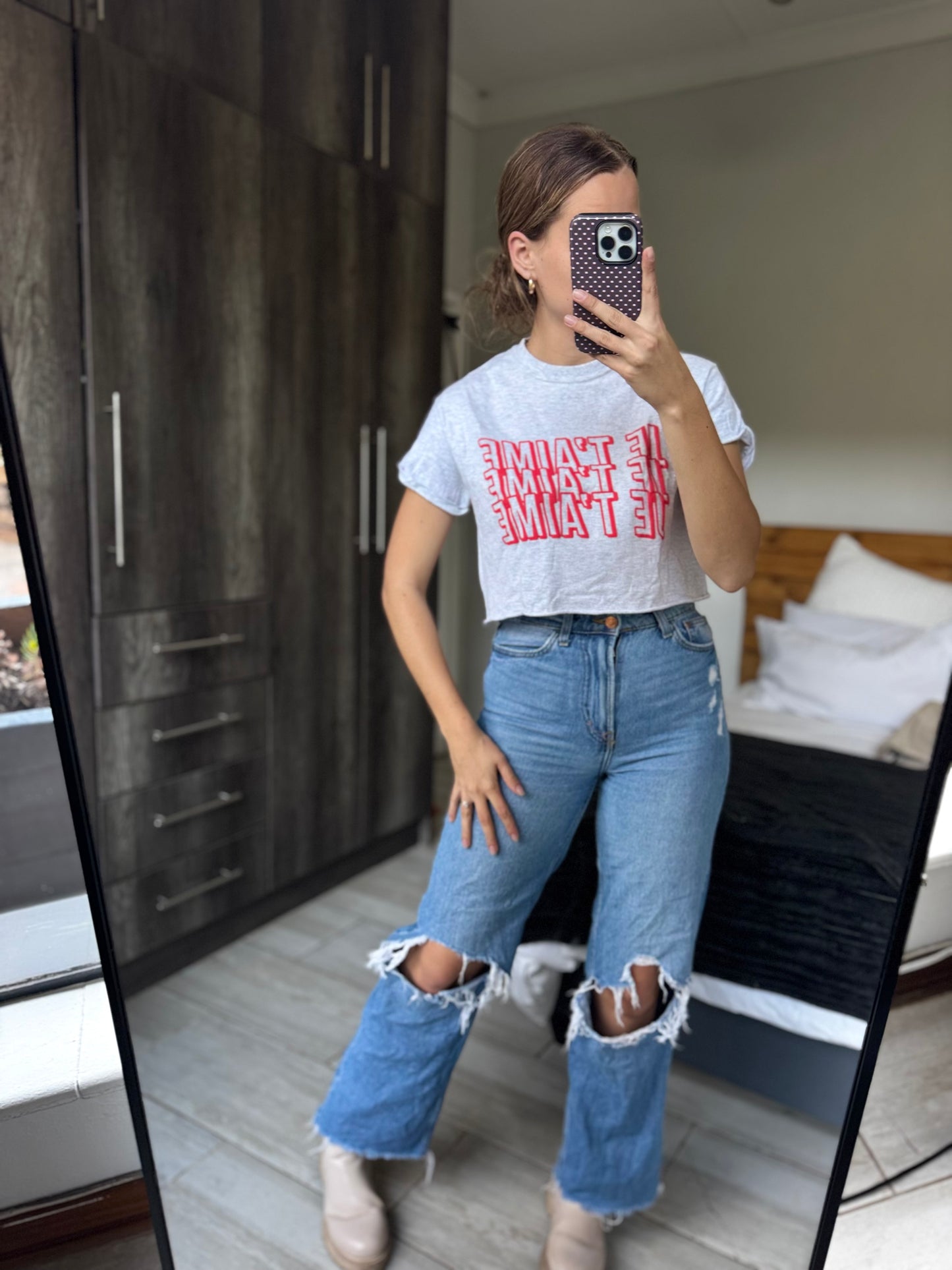 Topshop grey top (MM)
