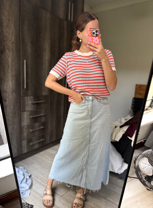H&M denim skirt (HH)