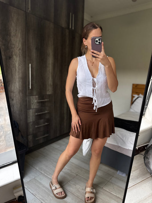 Brown skirt (L)