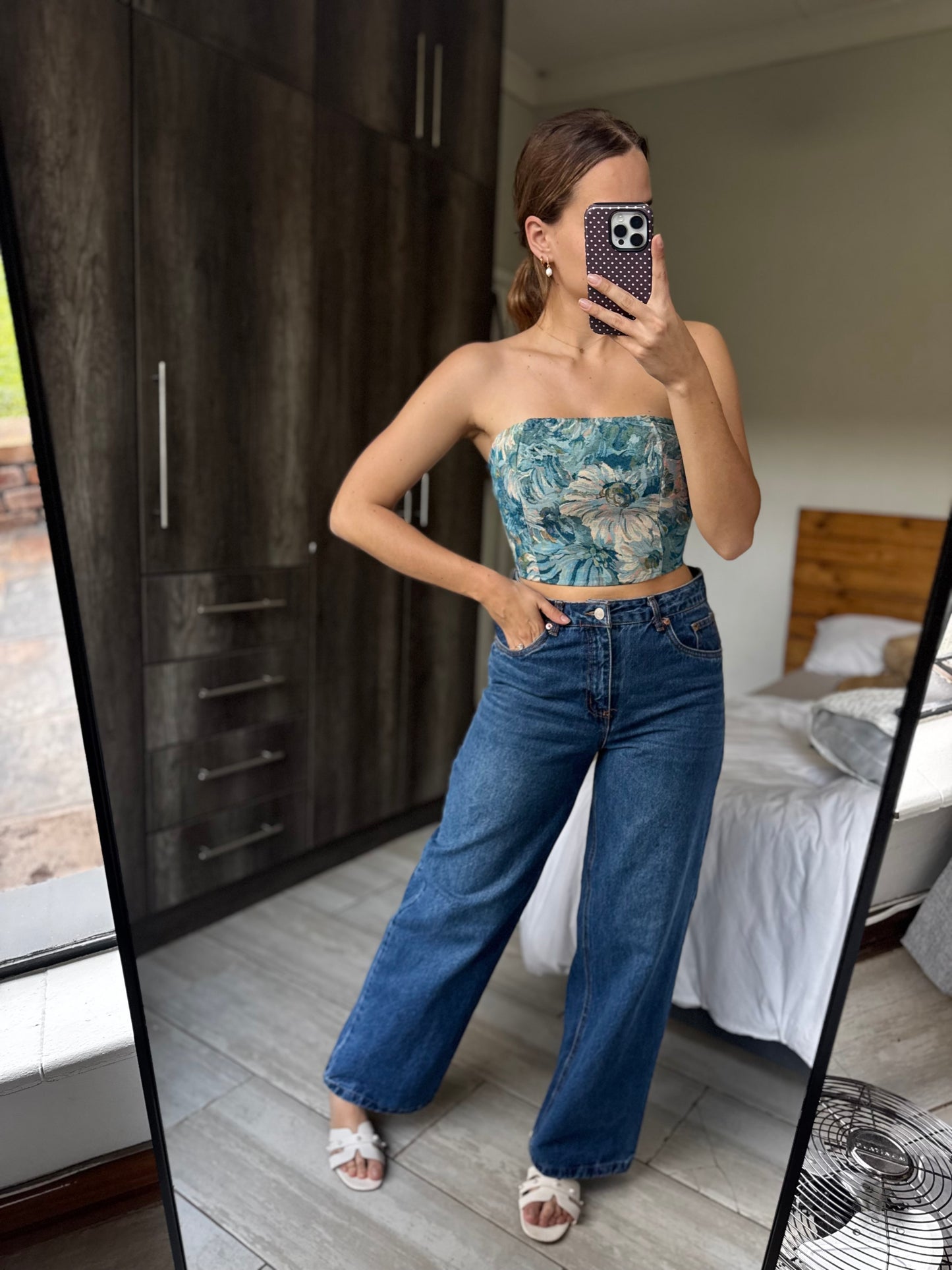 Floral corset top (X3)