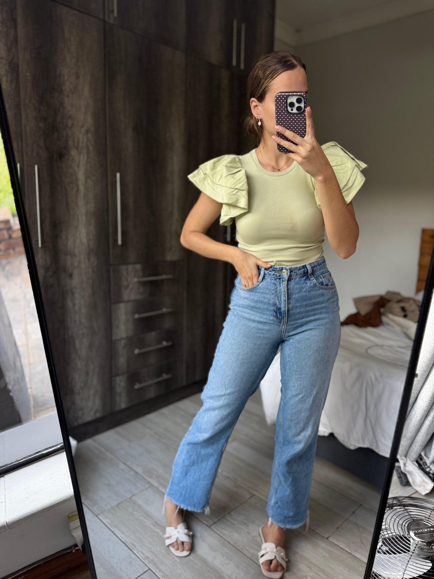 ZARA green bodysuit (PP)