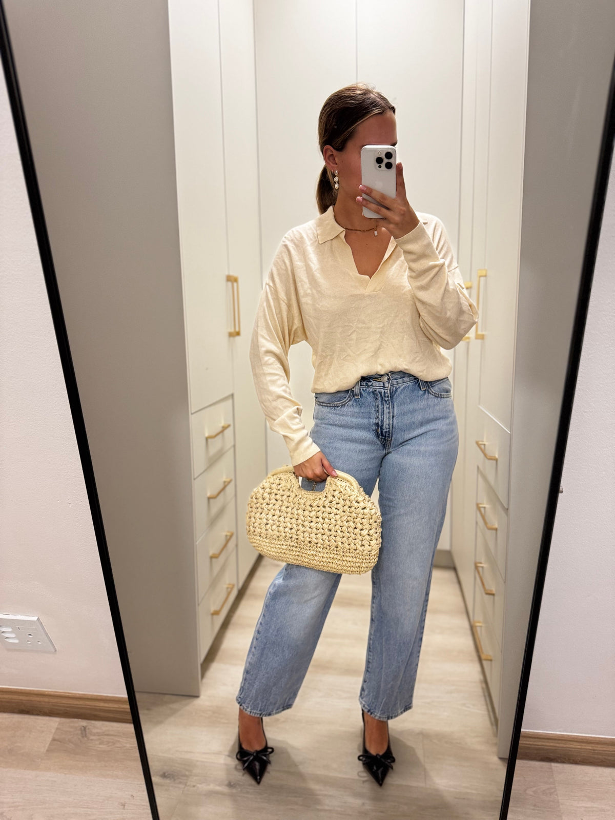 Cream sweater from EDIT (HH)