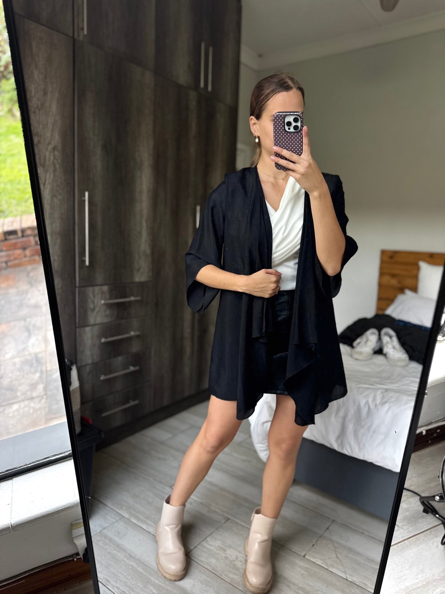 Black sheer jacket (X2)