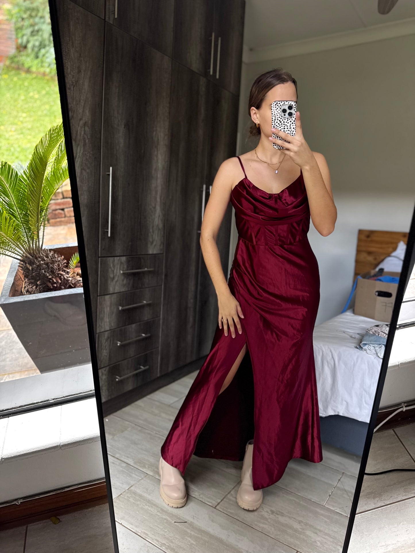 Maroon dress from RSVP (M)