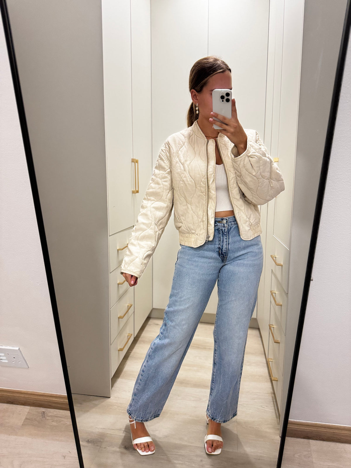 MANGO stunning quilted jacket (HH)