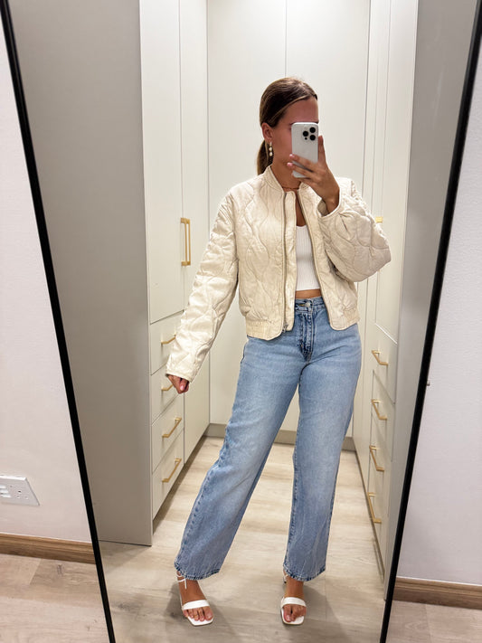 MANGO stunning quilted jacket (HH)